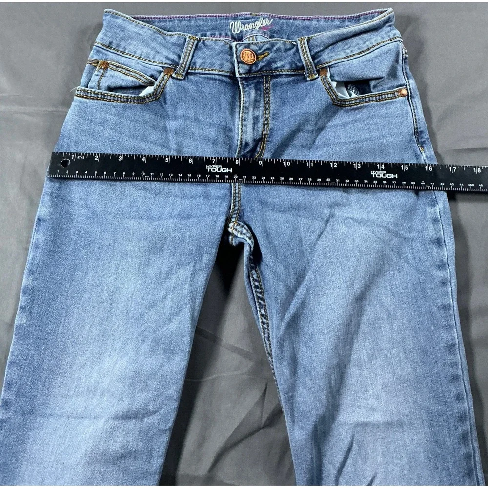 Wrangler‎ Womens Bootcut Jeans Medium Wash Blue Denim Size 9x30 1000MW2KM